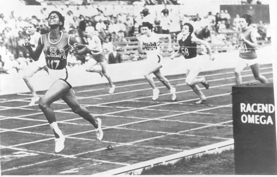 Finale dei 200 metri, vittoria di Wilma Rudolph